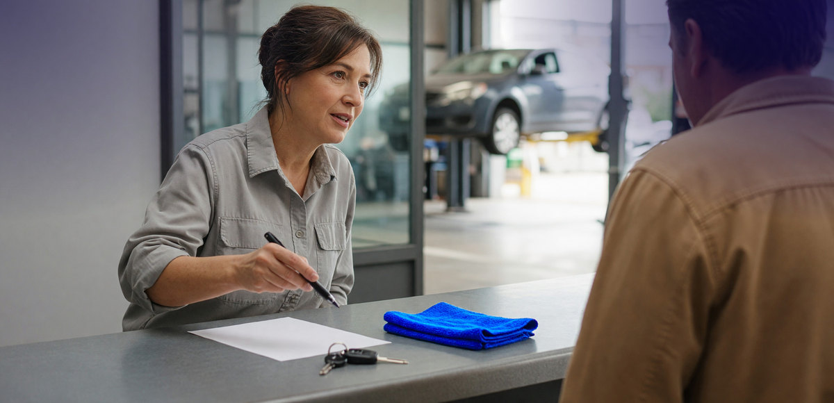 Auto repair cover banner